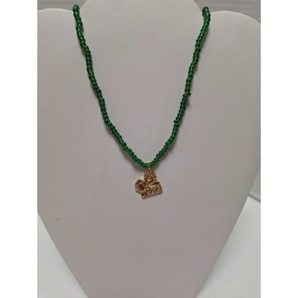 Krewe of Tucks Mardi Gras beads necklace glass nice quality
